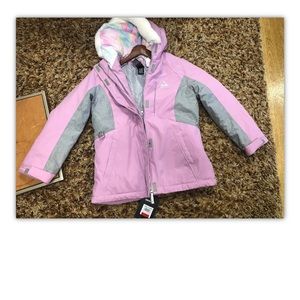 Gerry, Girls, Jacket, Pink/Gray, new,Size 10-12M.:
